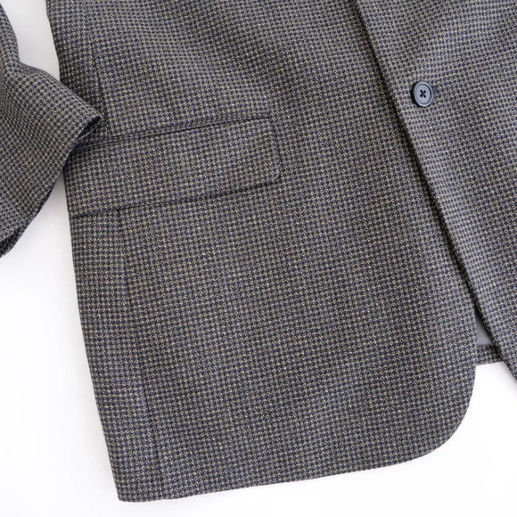Givenchy Monsieur Grey Tweed Designer Wool Blazer - Picture 10 of 13